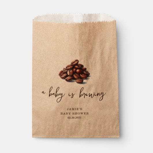 Een Baby is Baby shower Bedankzakje (Voorkant)