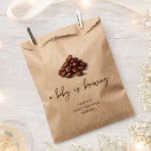 Een Baby is Baby shower Bedankzakje (Geknipt)