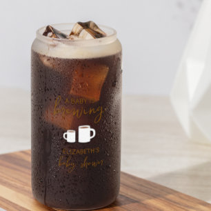 Een Baby is Baby shower Blikvorm Glas