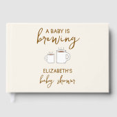 Een Baby is Baby shower Gastenboek (Voorkant)