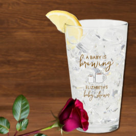 Een Baby is Baby shower Glas