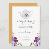 Een Baby is Baby shower Kaart (Voorkant / Achterkant)