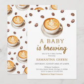 Een Baby is Baby shower Kaart (Voorkant / Achterkant)