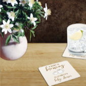 Een Baby is Baby shower Kartonnen Onderzetters