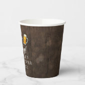 Een Baby is Baby shower Papieren Bekers (Links)