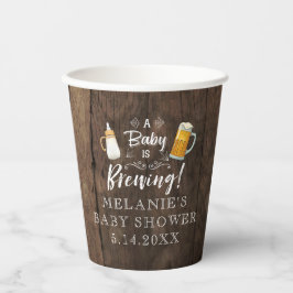 Een Baby is Baby shower Papieren Bekers