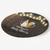 Een Baby is Baby shower Papieren Bordje (Gekanteld)