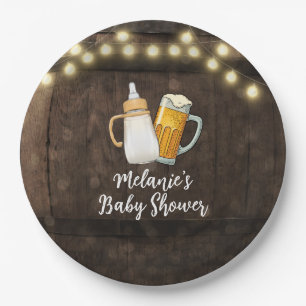 Een Baby is Baby shower Papieren Bordje