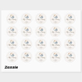 Een Baby is Baby shower Ronde Sticker (Vel)