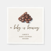 Een Baby is Baby shower Servet (Voorkant)