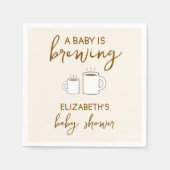 Een Baby is Baby shower Servet (Voorkant)