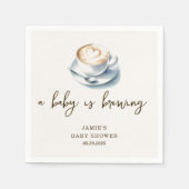 Een Baby is Baby shower Servet (Voorkant)