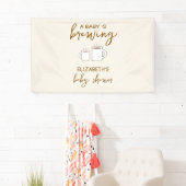 Een Baby is Baby shower Spandoek (Insitu)