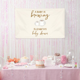 Een Baby is Baby shower Spandoek