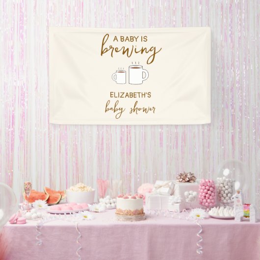 Een Baby is Baby shower Spandoek (Feest)