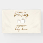 Een Baby is Baby shower Spandoek (Horizontaal)