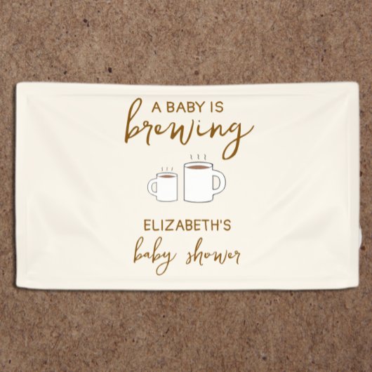 Een Baby is Baby shower Spandoek