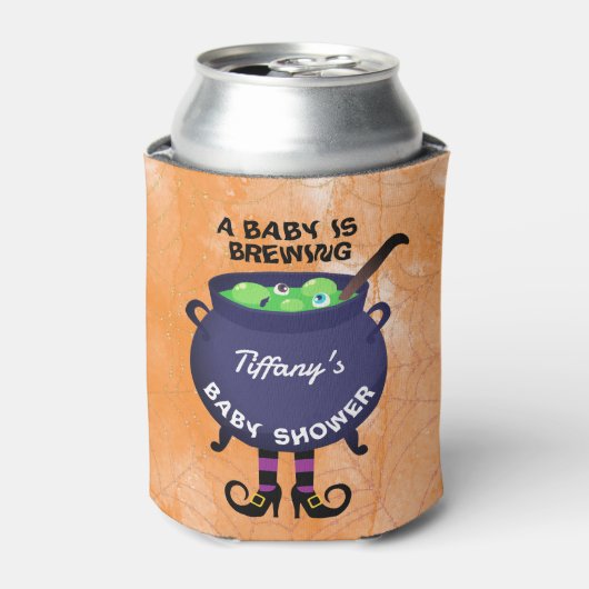 Een Baby is Baby shower van de Breedte Blikjeskoeler (Blikje Voorkant)