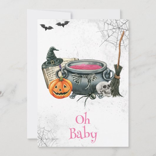 Een Baby is Baby shower van de Breedte Kaart (Achterkant)