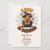 Een Baby is Baby shower van de Breedte Kaart (Voorkant)