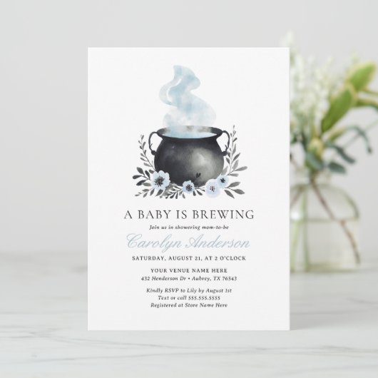 Een Baby is Baby shower van de Breedte Kaart (Staand voorkant)