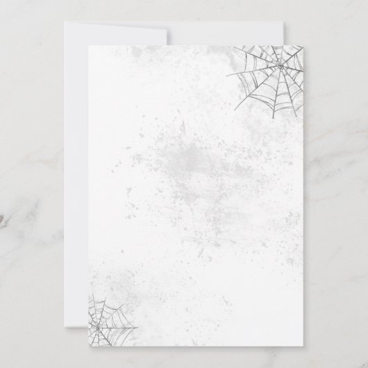 Een Baby is Baby shower van de Breedte Kaart (Achterkant)