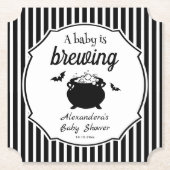 Een Baby is Baby shower van de Breedte Kartonnen Onderzetters (Voorkant)