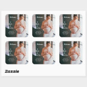 Een Baby is Baby shower Vierkante Sticker (Vel)