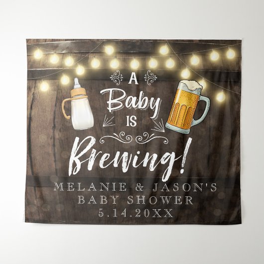 Een Baby is Baby shower Wandkleed