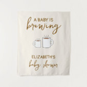 Een Baby is Baby shower Wandkleed (Voorkant)