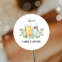 Een Baby is Baby showers flessen Breedkauzen
