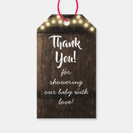 Een Baby is bezig gunst te kweken Cadeaulabel