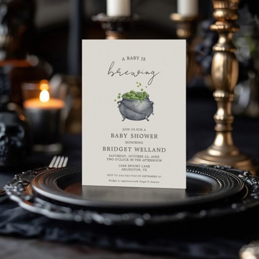 Een Baby is Breedhalloween | Uitnodiging