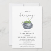 Een Baby is Breedhalloween | Uitnodiging (Voorkant)