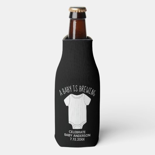 Een Baby is brein - Genderneutrale schoenenvoorkeu Flesjeskoeler (Fles Voorkant)