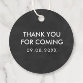 Een Baby is Brewing, Coffee Gift Label, Chalkboard Bedankjes Labels (Achterkant)