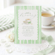 Een Baby is Brewing Geslacht Neutrale Baby Shower 