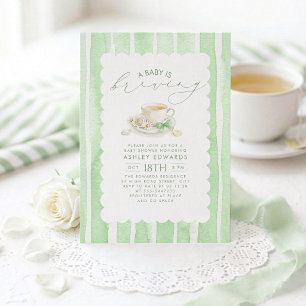 Een Baby is Brewing Geslacht Neutrale Baby Shower Kaart