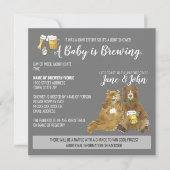 Een Baby is Brewing - Gezamenlijke uitnodiging van (Voorkant)
