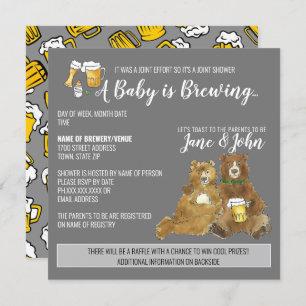 Een Baby is Brewing - Gezamenlijke uitnodiging van