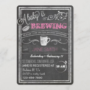 Een Baby is Brewing (Meisje)! Kaart