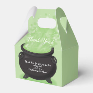 Een Baby is 'Brewing Witch Theme' Bedankdoosjes