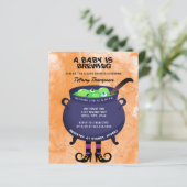 Een Baby is Brouwen Budget Halloween Baby shower (Staand voorkant)