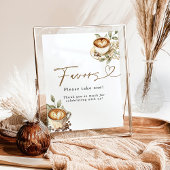 Een Baby is Brouwen Favorieten Sign | koffie-Baby  Poster