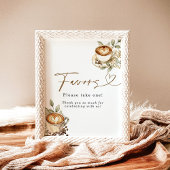 Een Baby is Brouwen Favorieten Sign | koffie-Baby  Poster