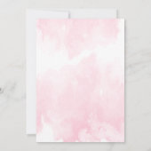 Een Baby is Brouwen Flower Roos Tea Baby shower Kaart (Achterkant)