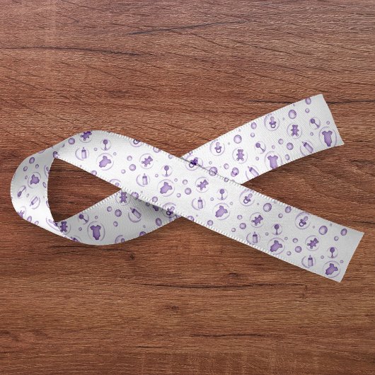 Een Baby is brouwpatroon Halloween Baby shower Satijnen Lint