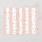 Een Baby is de Boeken van de Partij van de Tea voo Uitnodiging Briefkaart (Achterkant)