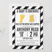 Een Baby is de Uitnodiging van de Kleur en van de  (Voorkant)