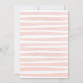 Een Baby is de Uitnodiging van de Partij van de Te (Achterkant)